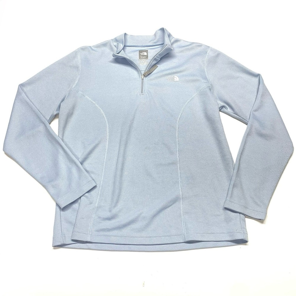 The North Face Flight Series Vapor Wick 1/4 Zip Pullover Blue XL Women's Vintage